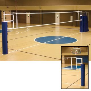 Alumagoal UTS Volleyball System with Pole Pads   1204551