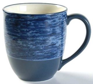 Noritake Elements Marine Mug, Fine China Dinnerware   Blue Sponge