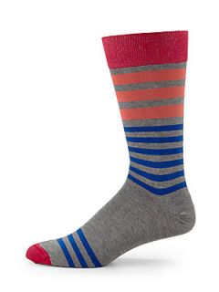 hook + ALBERT Vanilla Striped Socks   Grey