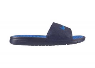 Nike Benassi Solarsoft Mens Slide Sandals   Midnight Navy