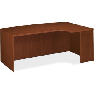 Basyx BL Series Desk Shell with Curved Extension BSXBL211 Color Medium Cherr