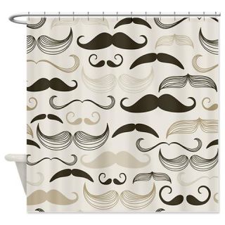  Old Fashioned Mustaches Shower Curtain  Use code FREECART at Checkout