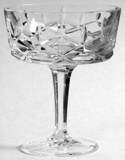 Gorham King Edward Champagne/Tall Sherbet   Vertical/Criss Cross Cut,Textured Fo