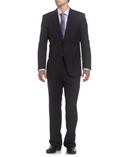 Pinstripe Modern Fit Suit, Navy