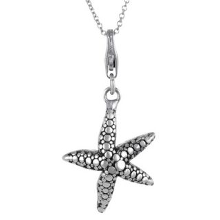 Tressa Sterling Silver Starfish Pendant   Silver