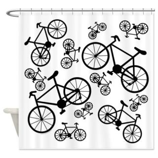  Bicycles Big and Small Shower Curtain  Use code FREECART at Checkout