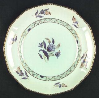 Adams China Regent Dinner Plate, Fine China Dinnerware   Calyxware,Purple,Rust&G