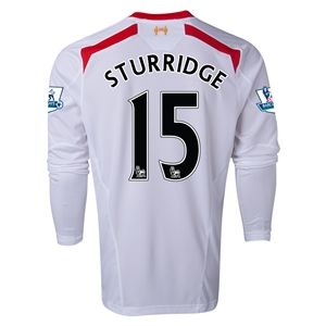 Warrior Liverpool 13/14 STURRIDGE LS Away Soccer Jersey