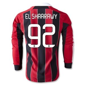 adidas AC Milan 12/13 EL SHAARAWY LS UCL Home Soccer Jersey