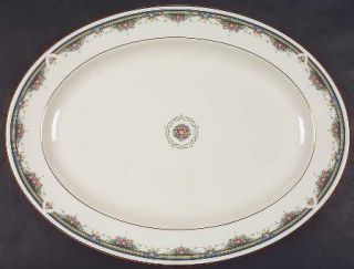 Royal Doulton Albany 16 Oval Serving Platter, Fine China Dinnerware   Classic,C