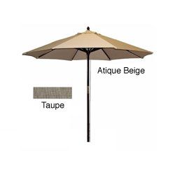 Hard Wood Taupe/ Antique Beige Patio Umbrella