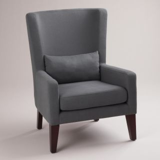 Dove Gray Triton High Back Chair   World Market