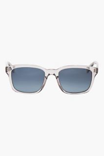 Oliver Peoples Grey And Blue Wyler Sunglasses