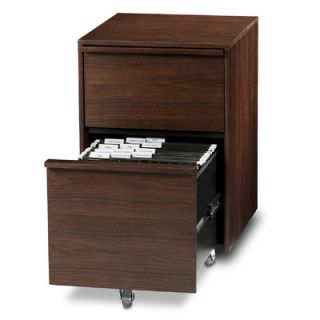 BDI USA Cascadia 2 Drawer Mobile Vertical File 6207 Finish Chocolate Stained