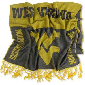 West Virginia Mountaineers Forever Collectibles Logo Pashmina Scarf