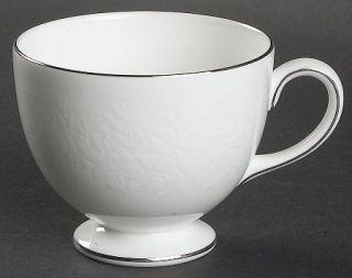 Wedgwood Silver Ermine (R4452, Traditional Shape) Leigh Shape Footed Cup, Fine C