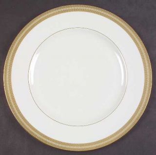 Wedgwood Golden Tiara Dinner Plate, Fine China Dinnerware   Vera Wang,Gold Geome