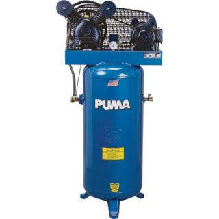 Puma Belt Drive Stationary Vertical Air Compressor   60 Gallon Vertical, 3 HP,