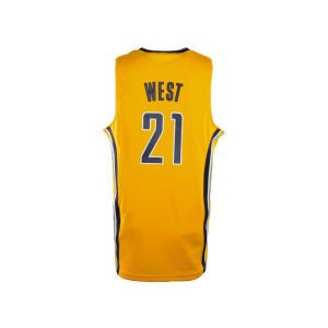 Indiana Pacers David West adidas NBA Revolution 30 Swingman Jersey
