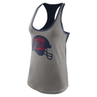 Nike Helmet (NFL New England Patriots) Womens Tank Top   Dark Grey Heather