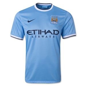 Nike Manchester City 13/14 Home Soccer Jersey