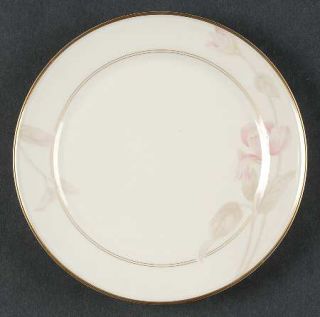 Mikasa With Love Bread & Butter Plate, Fine China Dinnerware   Pink & Yellow Flo