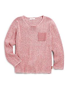 Burberry Boys Patch Pocket Sweater   Rose Pink