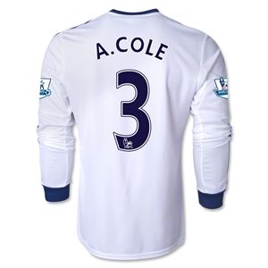 adidas Chelsea 13/14 A.COLE LS Away Soccer Jersey