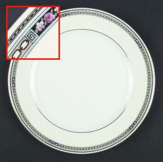 Heinrich   H&C Hc31 Dinner Plate, Fine China Dinnerware   Senta,Chain Link Rim,R