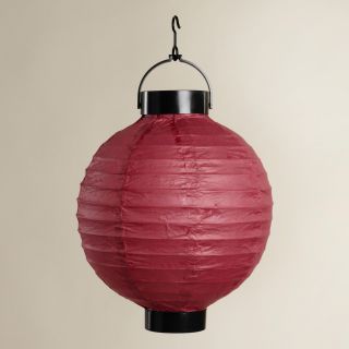 Red Battery Operated Paper Lanterns, Set of 4   World Market
