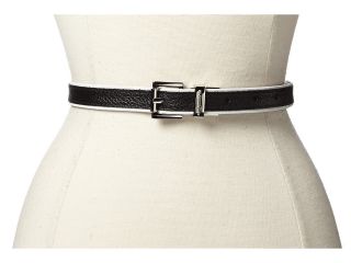 MICHAEL Michael Kors 20MM Saffiano Reversible Belt Womens Belts (Black)