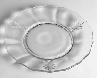 Fostoria Baroque Clear Baroque Salad Plate   Stem #2496, Clear
