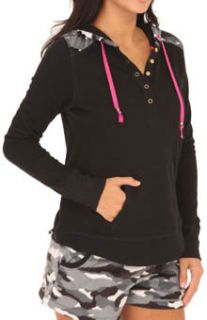 Kensie 2413668 Chilled Out Long Sleeve Hooded Top