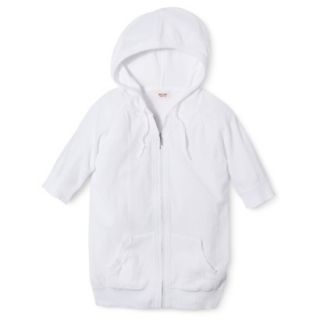 Mossimo Supply Co. Juniors Zip Hoodie Sweater   Fresh White XXL(19)