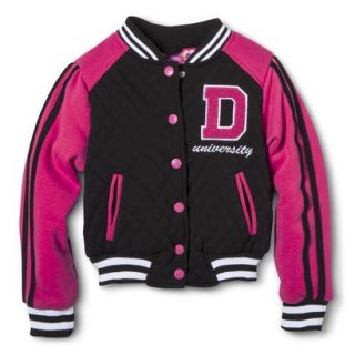 Dollhouse Girls Varsity Jacket   Black 5 6