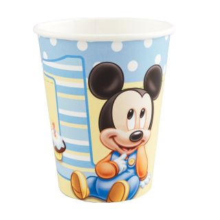 Disney Mickeys 1st Birthday 9 oz. Cups