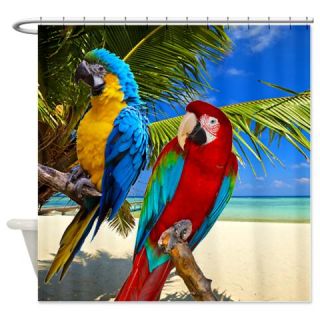  Parrots Shower Curtain  Use code FREECART at Checkout