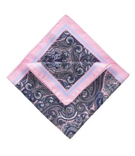 Tapestry Pocket Square  Pink JoS. A. Bank