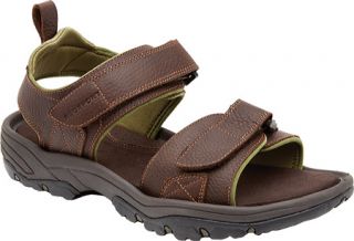 Mens Rockport Rocklake   Brown/Brown Leather Sandals