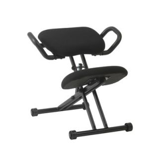 Eurostyle Low Back Height Adjustable Knee Computer Office Chair with Support 