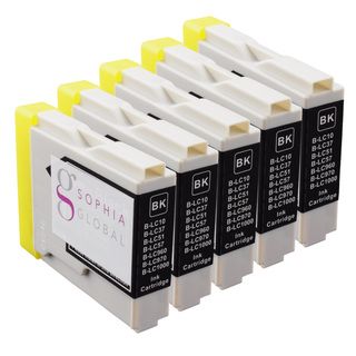 Sophia Global Compatible Ink Cartridge Replacement For Brother Lc51 (5 Black) (5 BlackPrint yield Up to 500 pages per cartridgeModel SG5eaLC51BPack of 5We cannot accept returns on this product. )