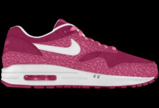 Nike Air Max 1 Premium iD Custom Mens Shoes   Pink