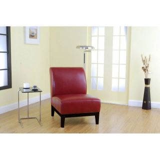 Cole Burnt Red Leather Chair