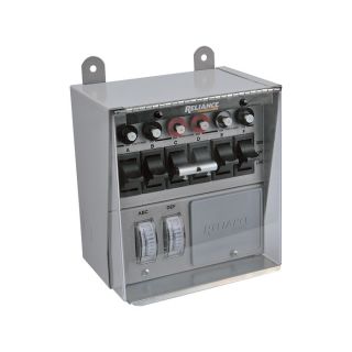 Reliance Transfer Switch Clear Cover   For 6 Circuit Switches Items 100002 and