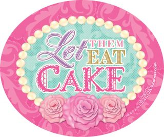 Let Them Eat Cake Stickers