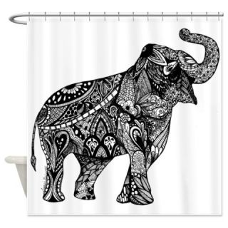  Zentangle Hippo Shower Curtain  Use code FREECART at Checkout