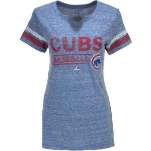 Chicago Cubs Majestic MLB Womens Outfield Domination T Shirt