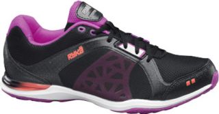 Womens Ryka Exertion   Black/Sugar Plum/Electric Coral Trainers