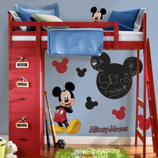 Mickey Mouse Chalkboard Peel and Stick Wall Decals