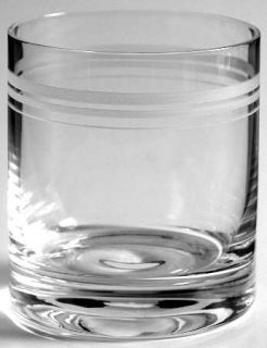 Royal Doulton Ruban Double Old Fashioned   Monique Lhuillier, Clear, Frosted Ban